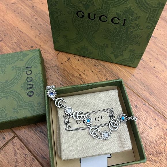 Gucci double g flower bracelet - Picture 2 of 7